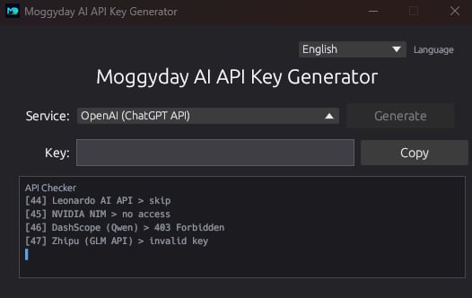 Perplexity API Key Generator API Checker günlüğü: skip, 403, [OK] Perplexity API beklemesi